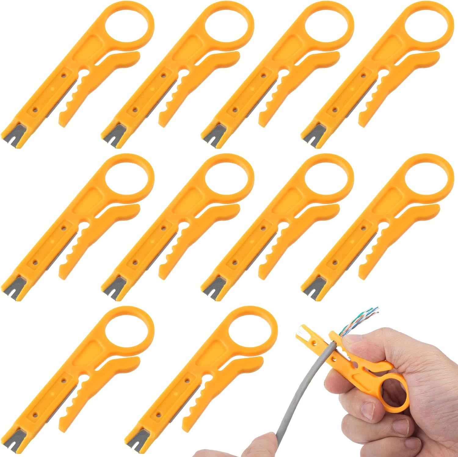 Automatic Wire Stripper Cutter - 10 шт., инструмент для зачистки проводов