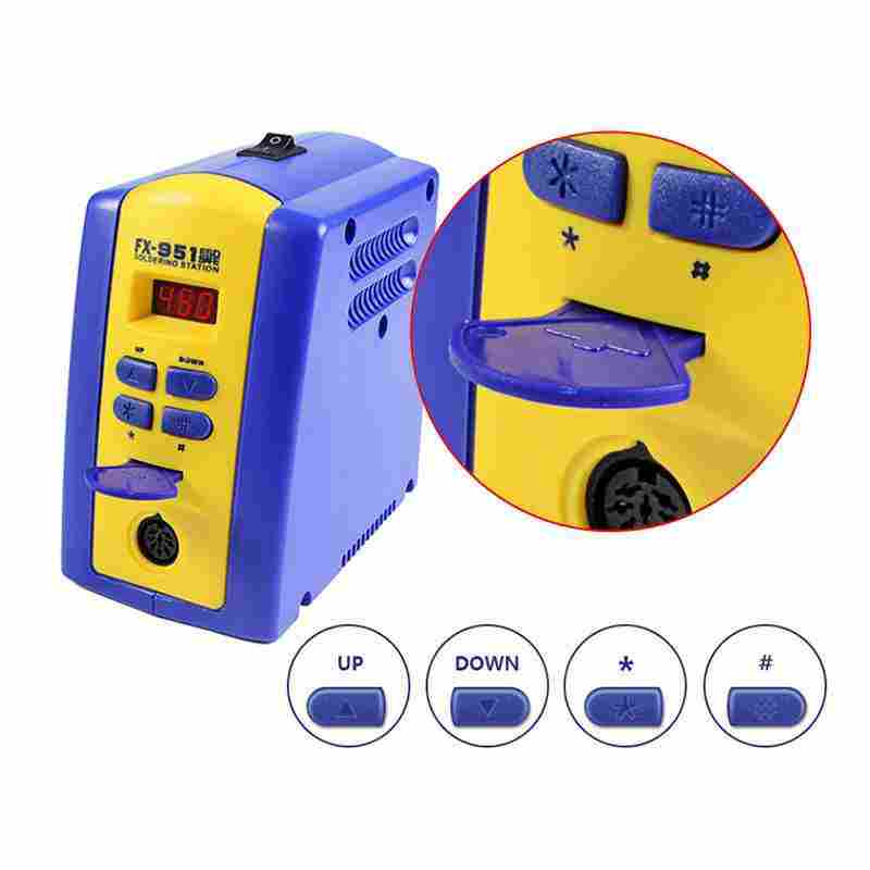 Digital Soldering Station T12 - Цифровая паяльная станция FX951 75 Вт