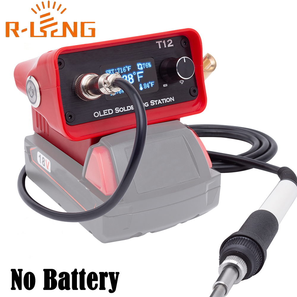 Digital Soldering Station T12 - Паяльная станция OLED T12, регулируемая сварочная