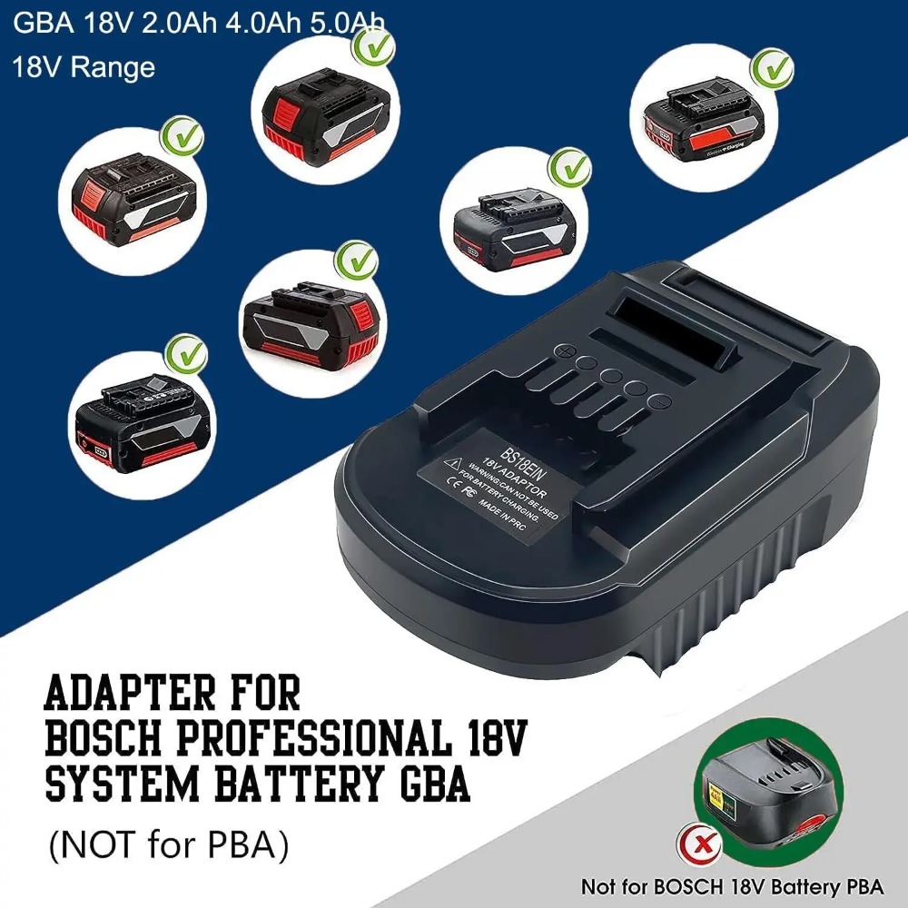 Brushless Cordless Electric Drill 18V - Адаптер для аккумулятора BS18EIN: преобразователь для