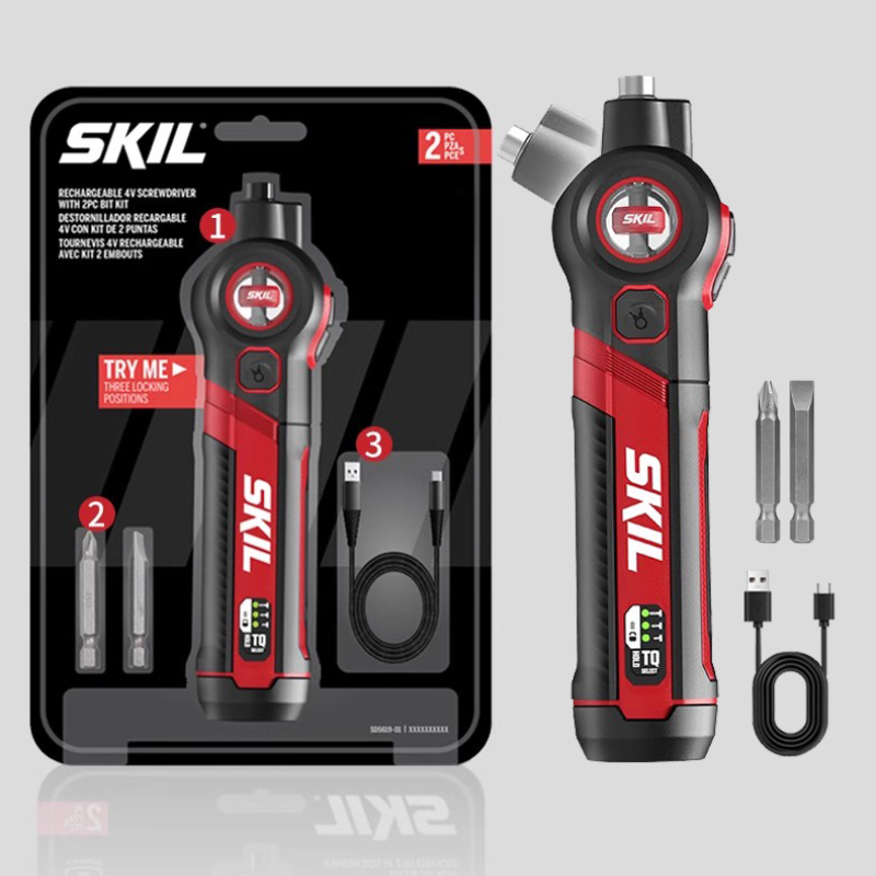 Electric Screwdriver Rechargeable Usb - SKIL 5619 4 В мини-набор электрических