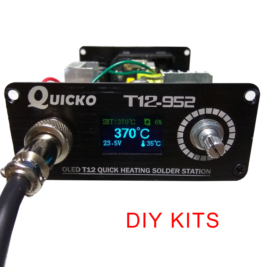 Digital Soldering Station T12 - QUICKO T12 STC-OLED пайки паяльная станция