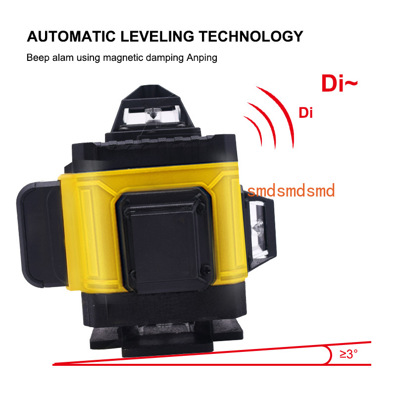 16-линейный 4D-лазерный уровен – обзор и цена Laser Level 16 Lines 4D Green