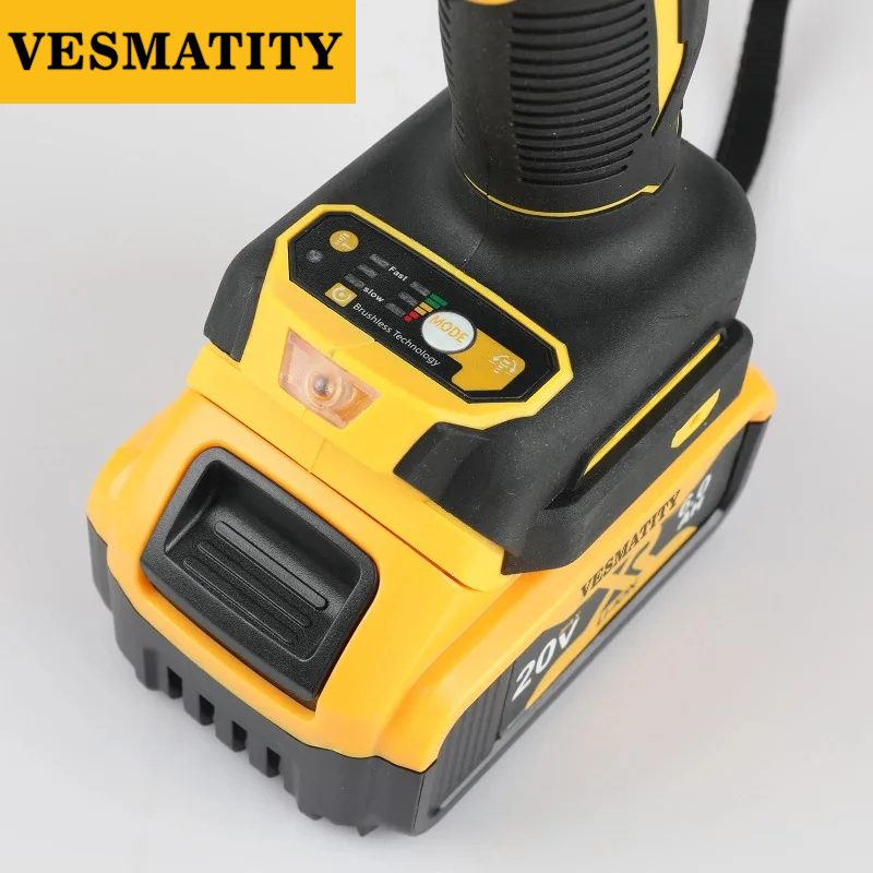 Бесщеточная ударная дрель DCD8 – обзор и цена Brushless Cordless Electric Drill 18V