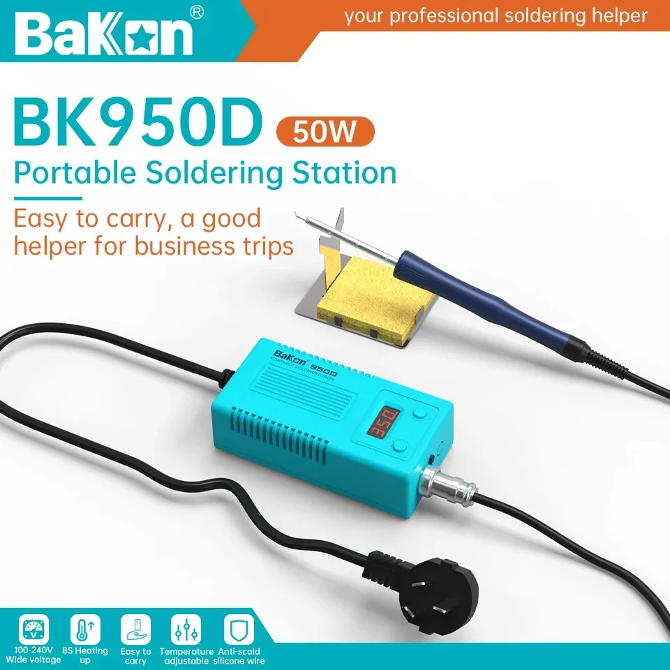 Паяльная станция Bakon BK950D  – обзор и цена Digital Soldering Station T12