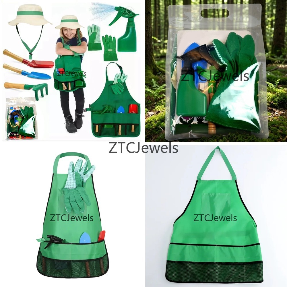 Детский садовый фартук с набор – обзор и цена Garden Tools