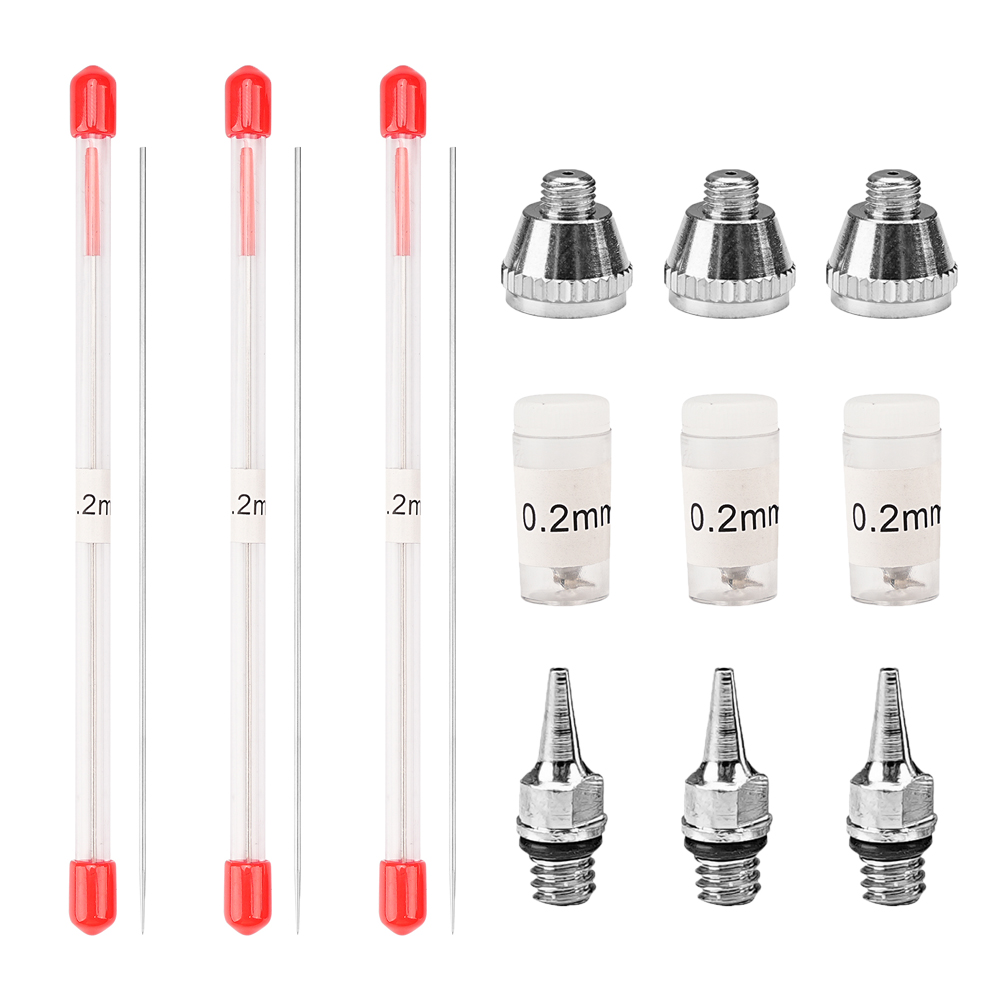 Набор из 1/3 шт. (0,2/0,3/0,5  – обзор и цена Airbrush Kit With Mini Compressor