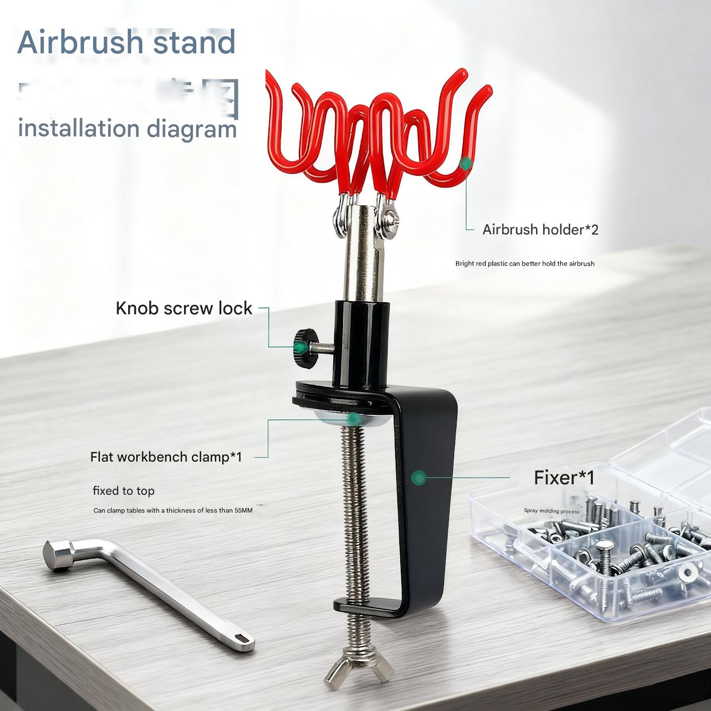 Комплект гравитационной подста – обзор и цена Airbrush Kit With Mini Compressor