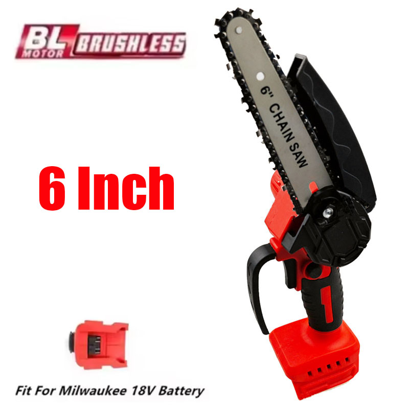Подходит для Milwaukee, аккуму – обзор и цена Mini Electric Chainsaw 6 Inch