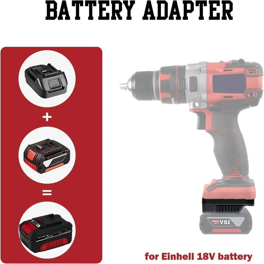 Адаптер для аккумулятора BS18E – обзор и цена Brushless Cordless Electric Drill 18V
