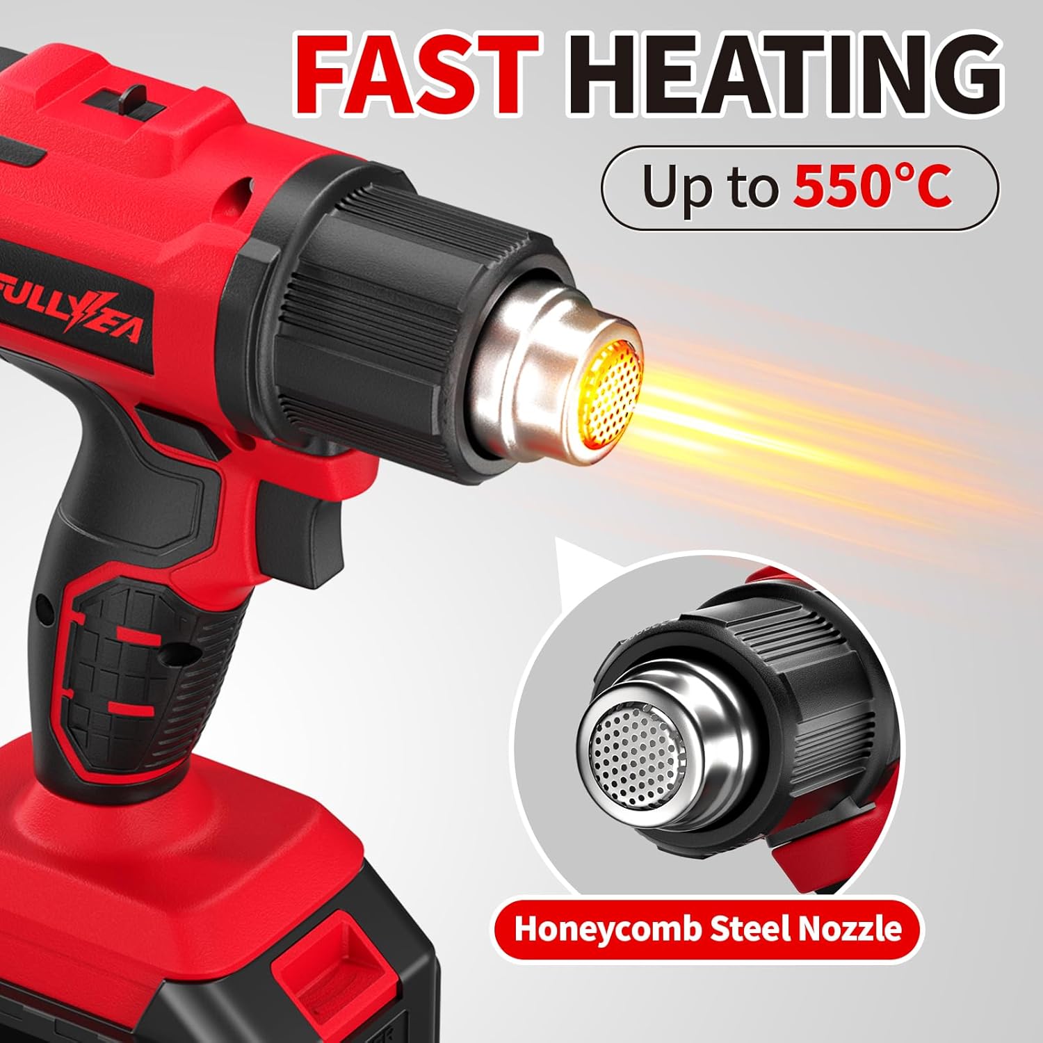 Беспроводной термофен, до 1022 – обзор и цена Cordless Heat Gun For Shrink Tubing