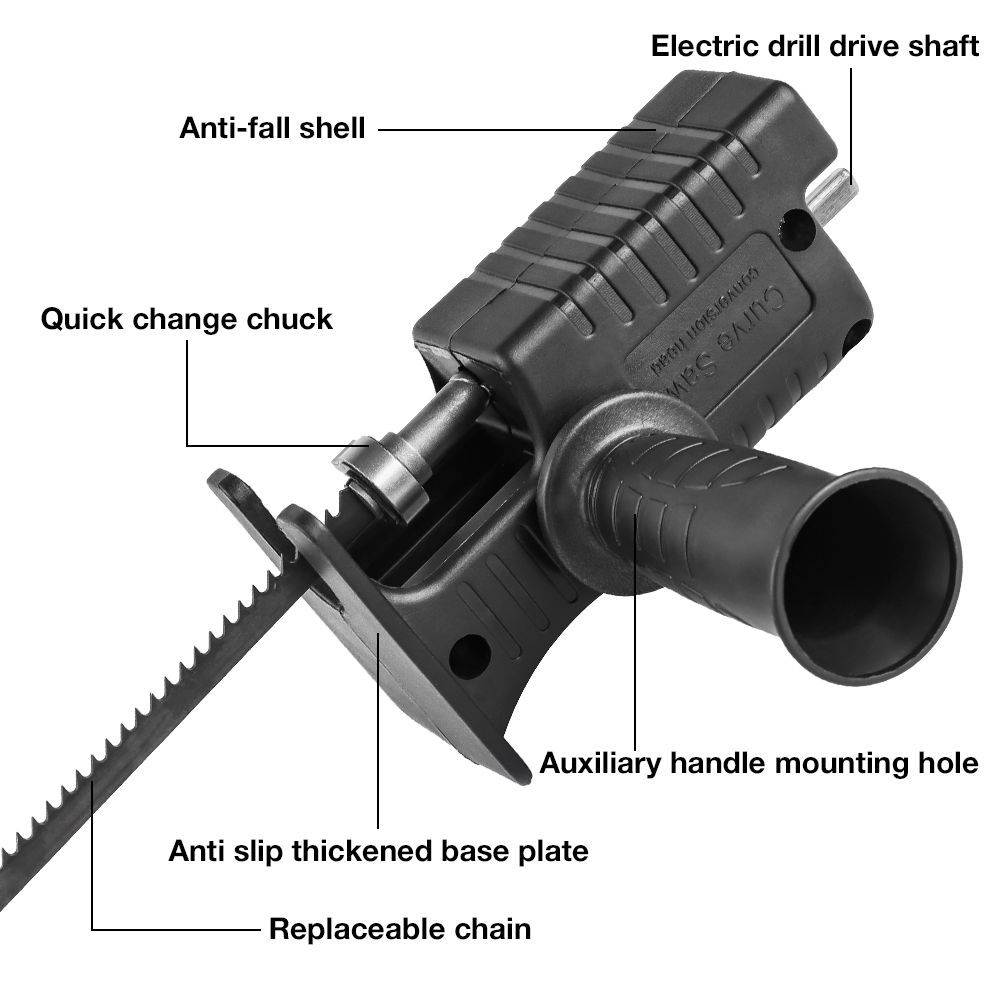 Быстросъемный адаптер для дрел – обзор и цена Reciprocating Saw Attachment Drill