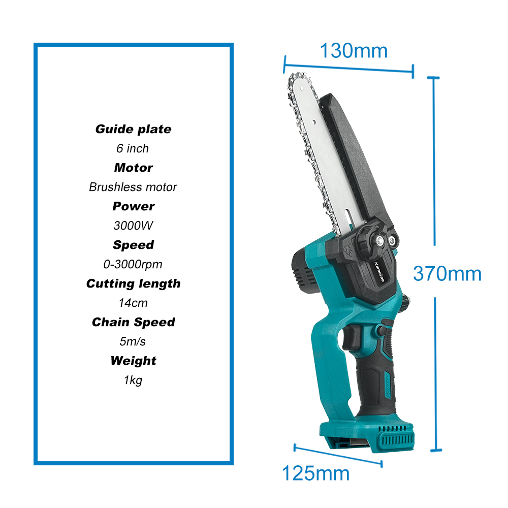 Kamolee 6-дюймовая 8-дюймовая  – обзор и цена Mini Electric Chainsaw 6 Inch