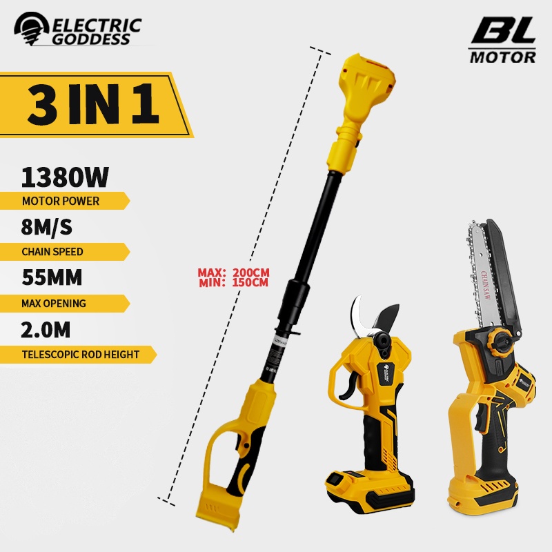 Бесщеточная 6-дюймовая электри – обзор и цена Mini Electric Chainsaw 6 Inch