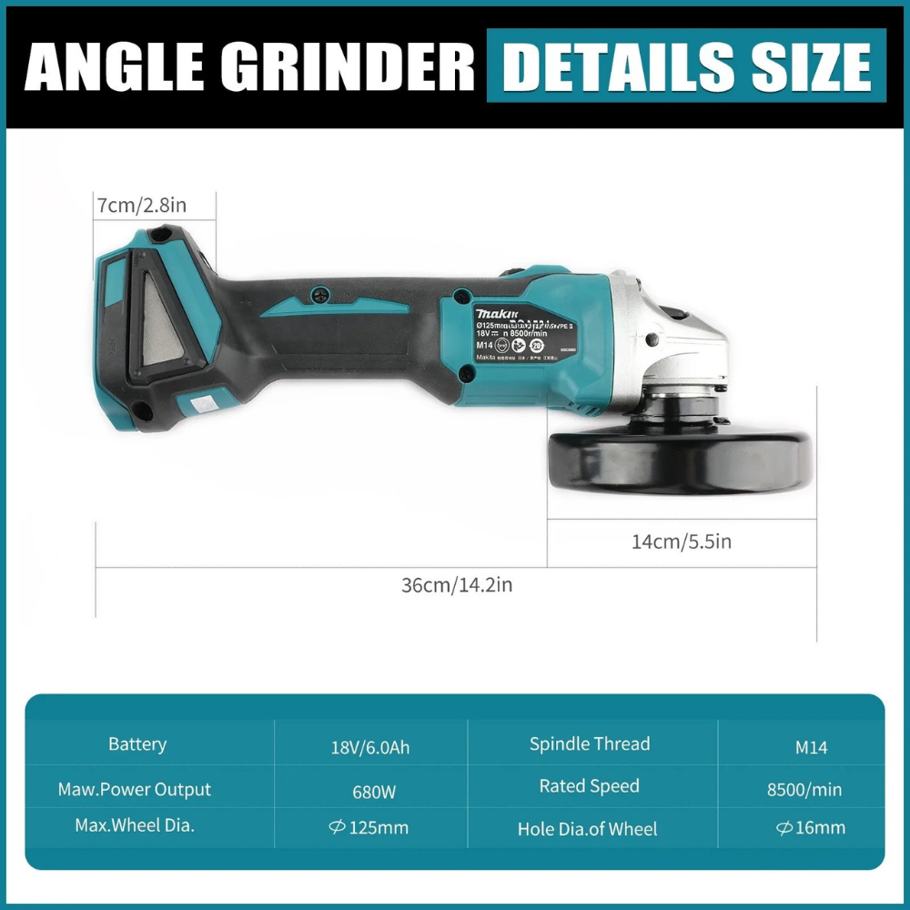 Бесщеточная аккумуляторная угл – обзор и цена Brushless Angle Grinder Battery Powered