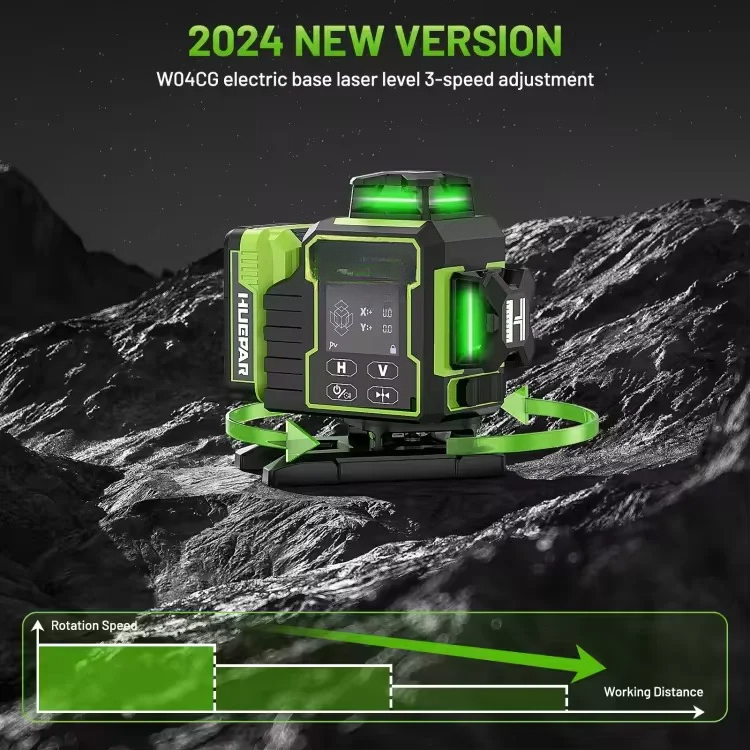 W04CG 4D 16-линейный зеленый л – обзор и цена Laser Level 16 Lines 4D Green