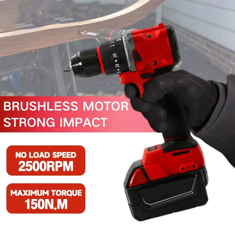 Маленькая электрическая бесщет – обзор и цена Brushless Cordless Electric Drill 18V