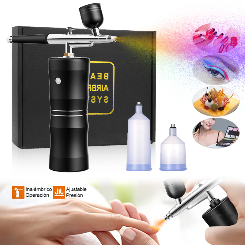 Кислородный спрей, мини-компре – обзор и цена Airbrush Kit With Mini Compressor